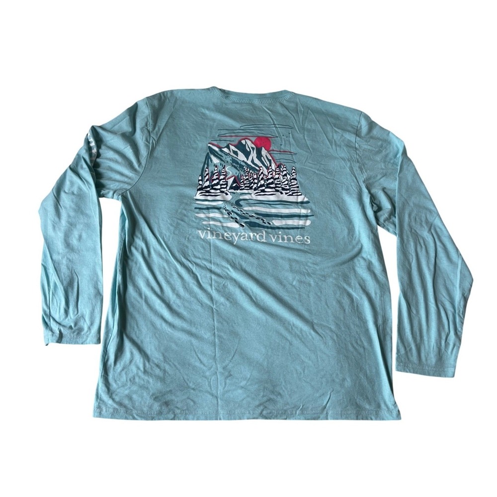 Vineyard Vines Dunes Tee Winter Cabin Shirt - Picture 5 of 9